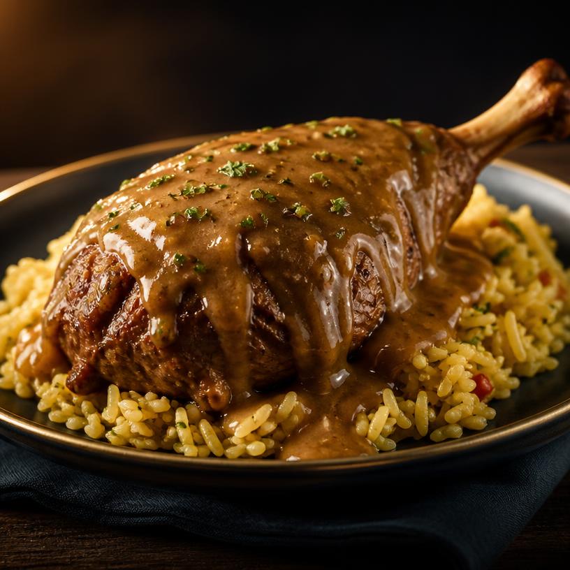 Stuffed Turkey Leg