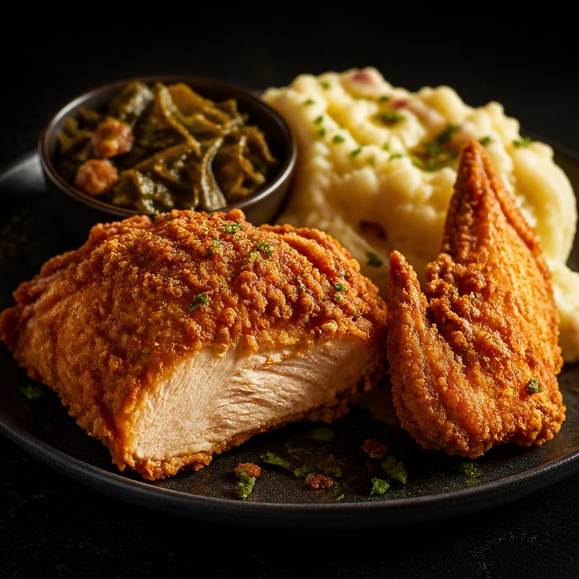 Two Piece White Meat Chicken Dinner