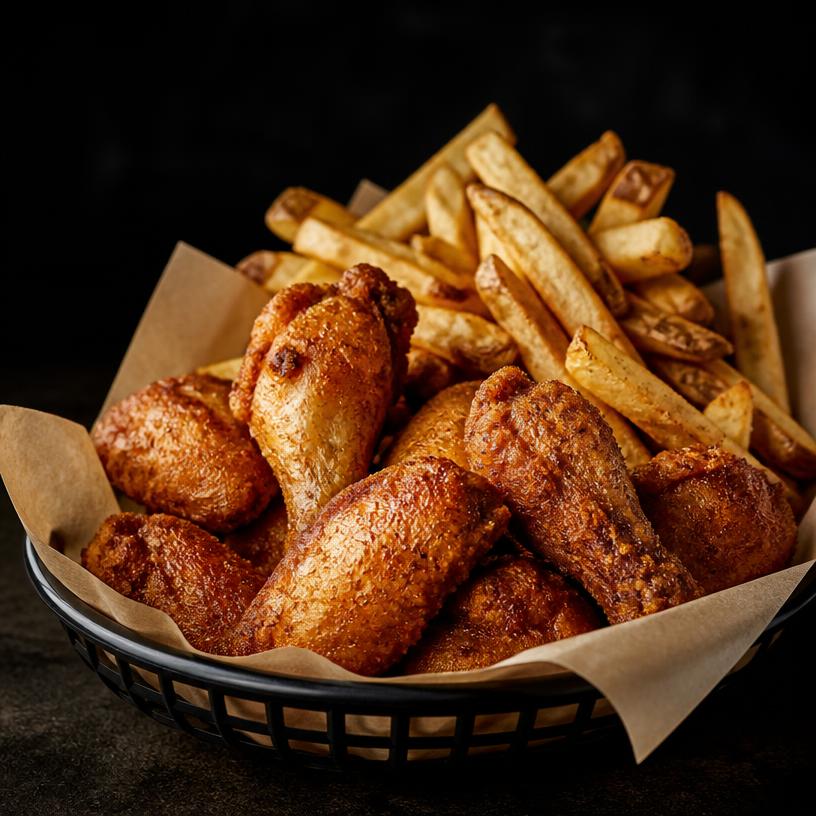 12 Cut Wing Basket