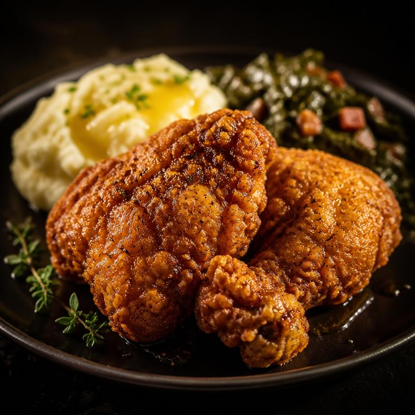 Three Piece Dark Meat Chicken Dinner
