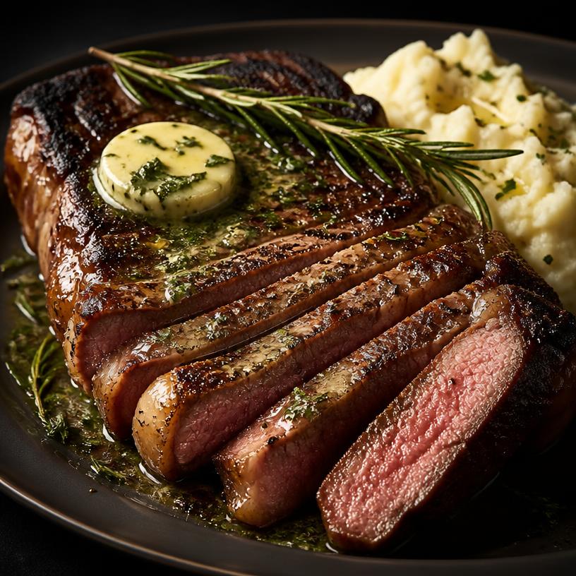 Hand Cut 8 oz Ribeye Dinner