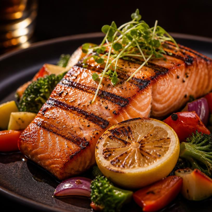 Grilled Salmon Dinner